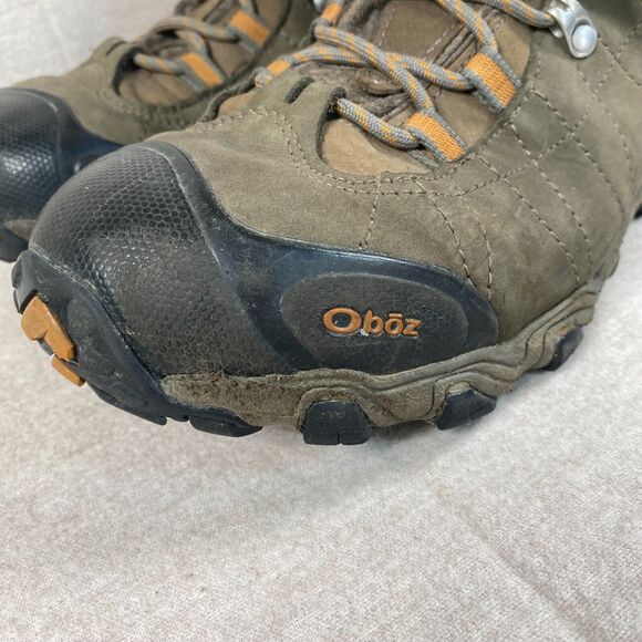 Oboz Womens Hiking Boots Size 10W Bridger Premium Mid B-DRY Dark Oak Shoes - Picture 4 of 12